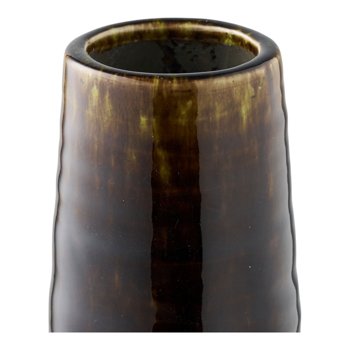 Earthline ceramic vase as standalone sculptural piece