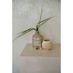 Whoopy Natuurlijke Beton & Rotan Vaas