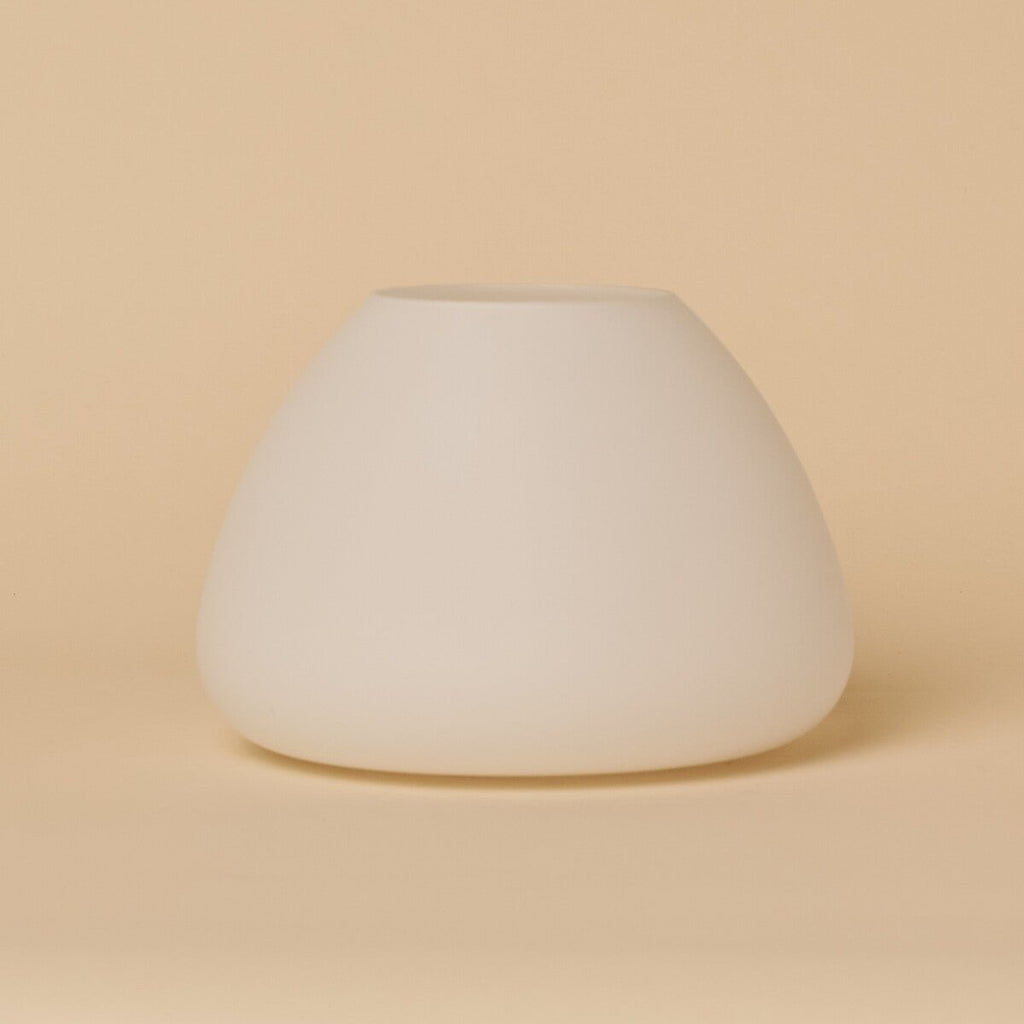 Romée Dark Brown Wood & Glass Cordless Table Lamp