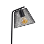 Korie Black Wire Mesh Floor Lamp