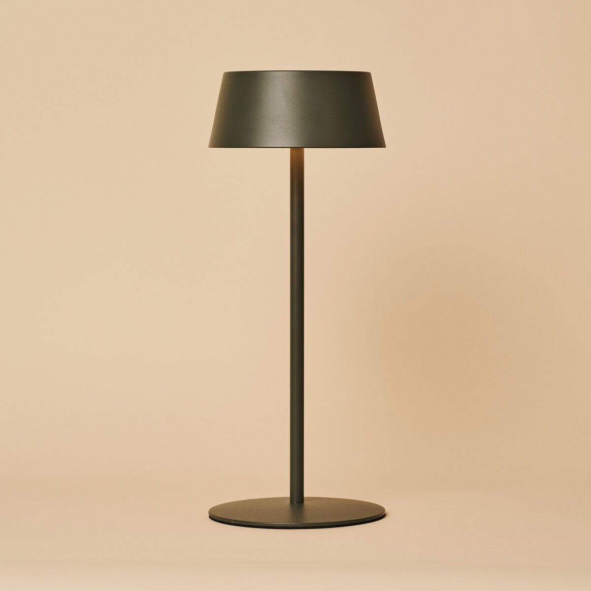 Hugo Olive Green Metal Rechargeable Touch Table Lamp