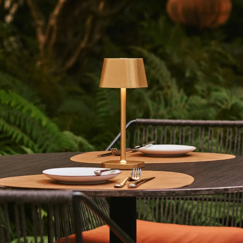 Ava rechargeable table lamp candlelight mode warm glow