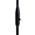 Fumoso Black Smoked Glass Gooseneck Floor Lamp