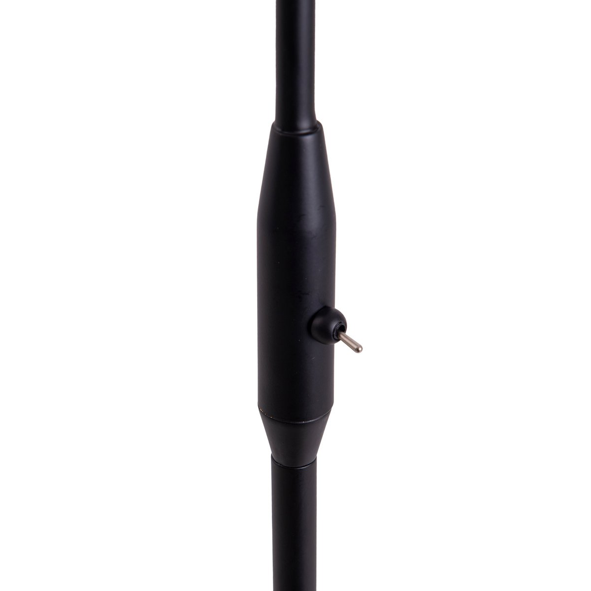 Fumoso Black Smoked Glass Gooseneck Floor Lamp
