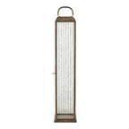 Herslev Antique Brass Metal & Glass Lantern