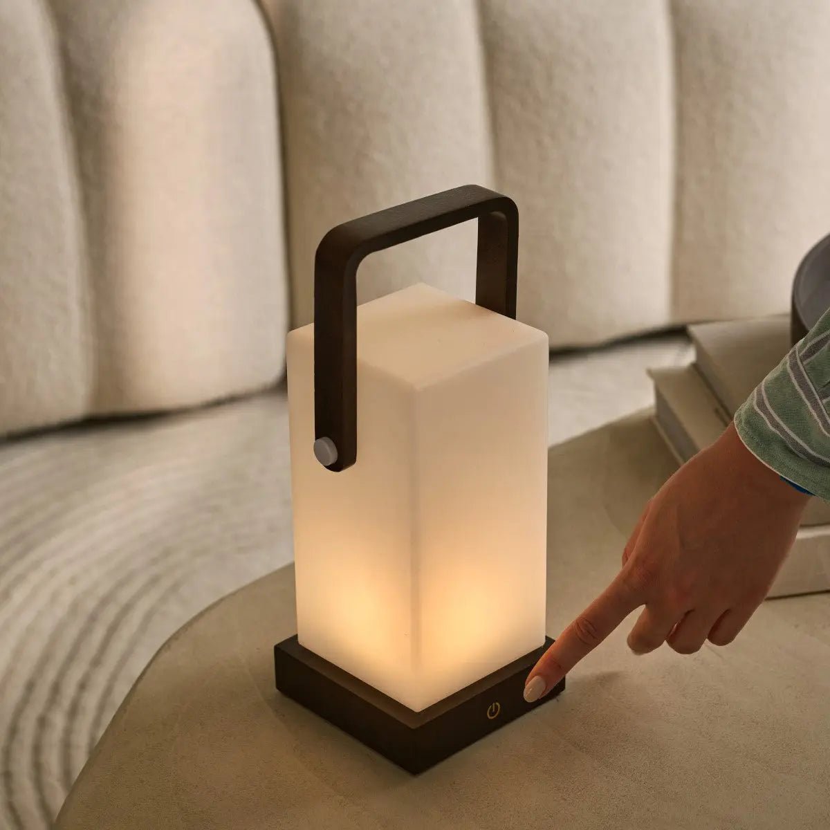 Harper cordless lamp in minimalist interior styling