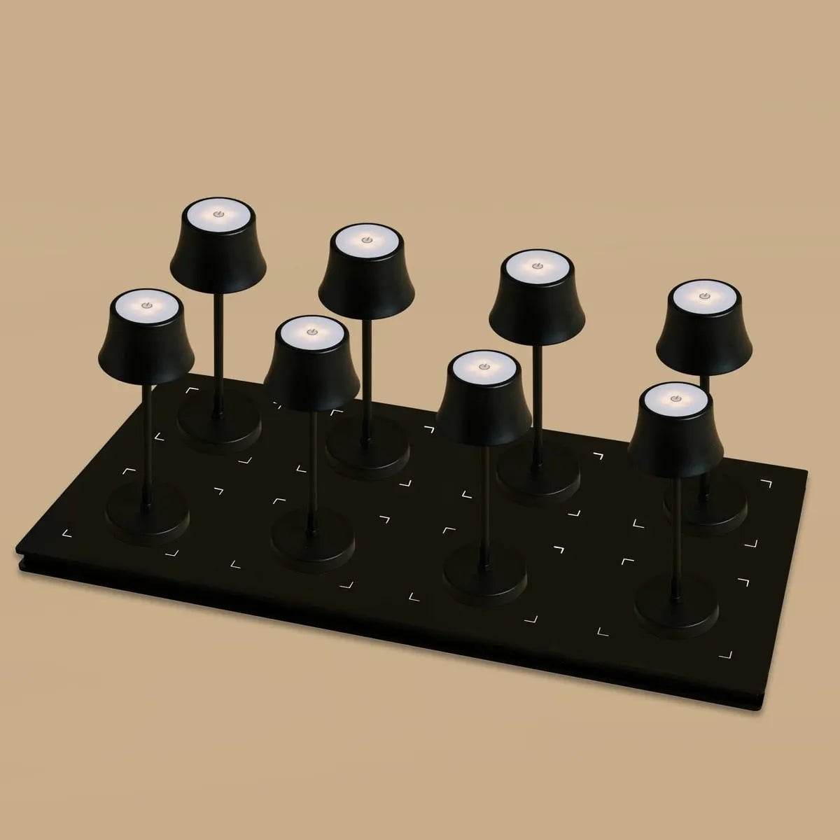 De Pijp midnight black cordless lamp and Central Station Dock Professional Set