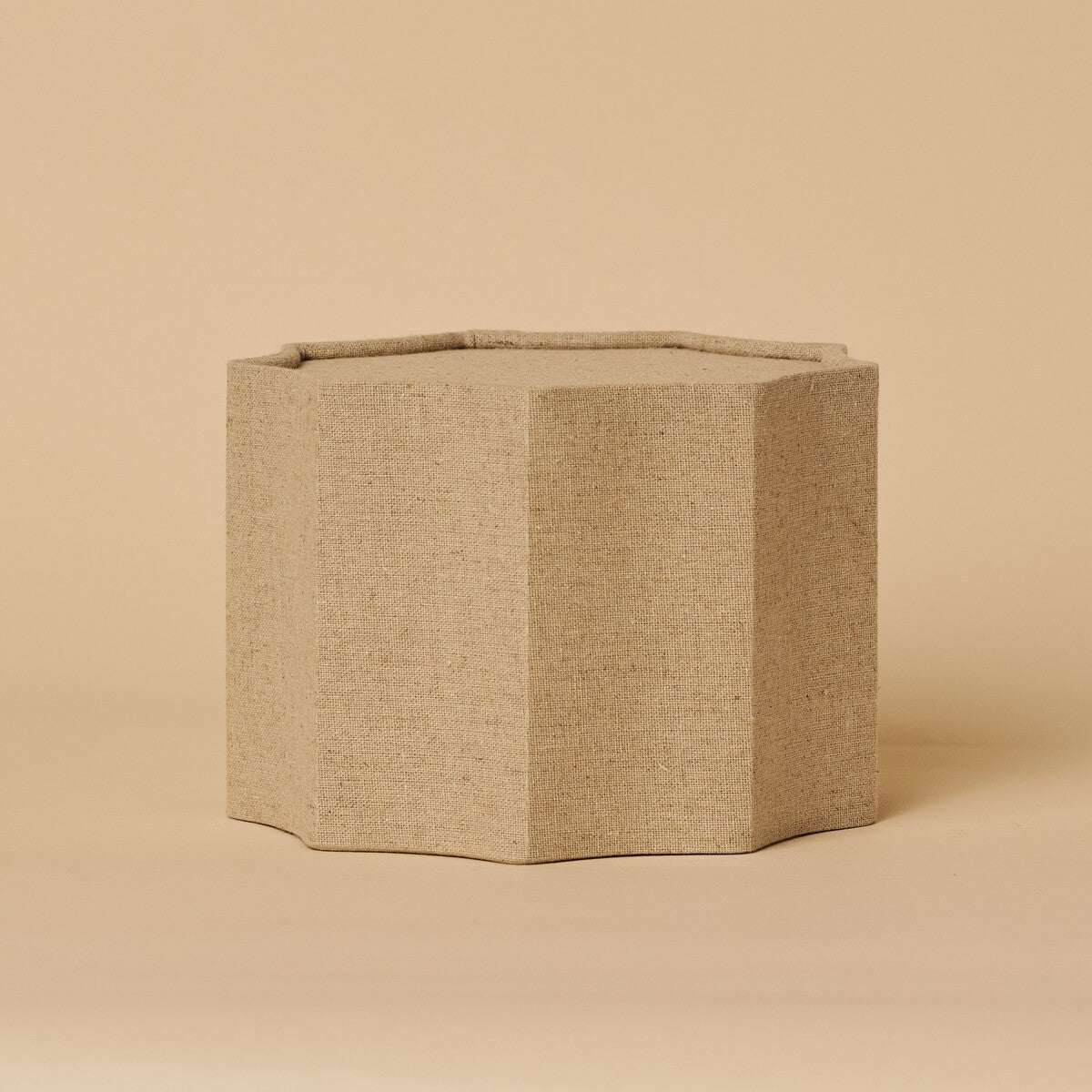 Channa Dark Brown Wood & Linen Cordless Table Lamp