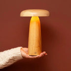 Lennart Light Brown Wood Cordless Table Lamp