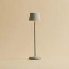 Vondel lamp detail of matte shadow grey metal texture