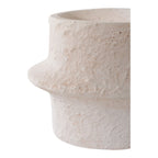 Cemina white cement holders on tabletop modern interior