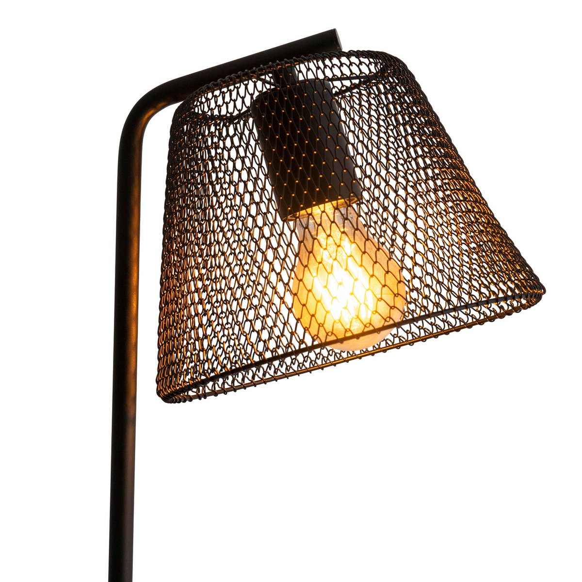 Korie Black Wire Mesh Table Lamp