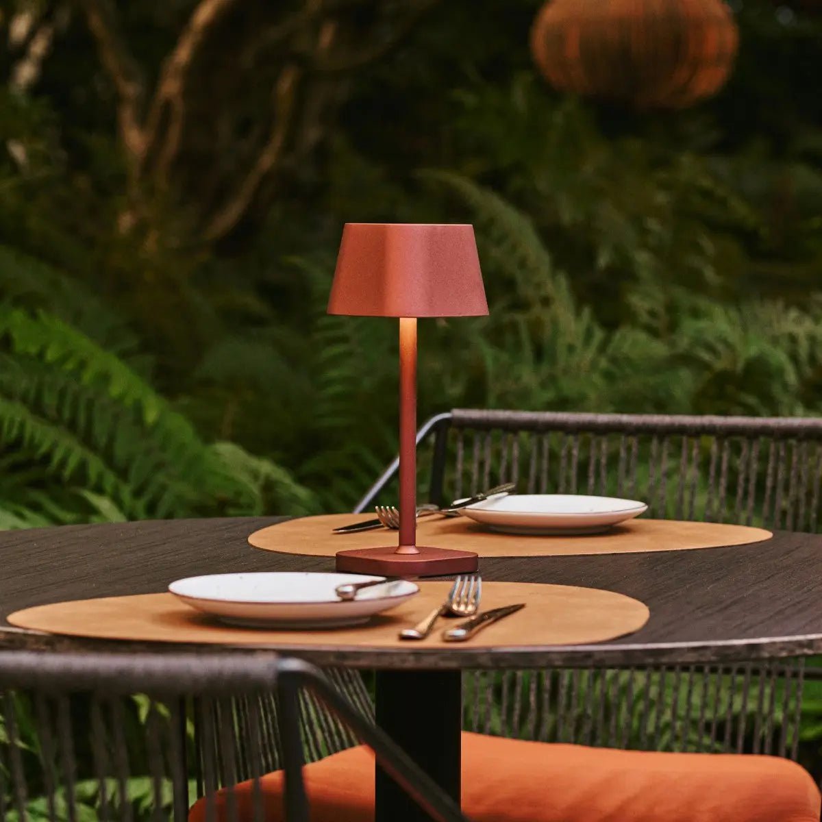 Ava Bronze Metal Rechargeable Touch Table Lamp