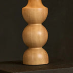 Oliver light wood table lamp in classic interior