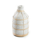 Whoopy Natuurlijke Beton & Rotan Vaas