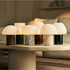 Cuyp cordless marble lamp USB-C charging detail