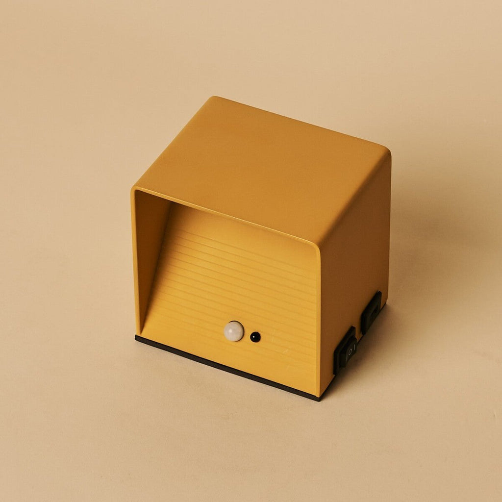 Tess Ocher Yellow Metal Cordless Wall Lamp