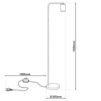 Modo Black & Gold Minimalist Floor Lamp
