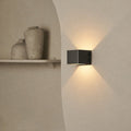 Tess stone grey motion sensor rechargeable wall light