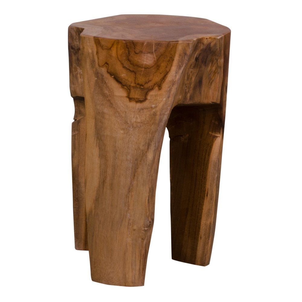 Rose stool as side table in living room setting