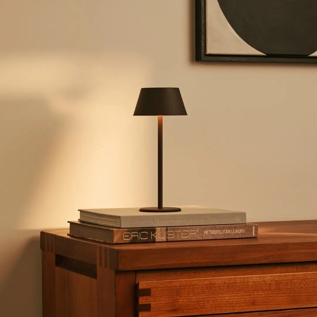 Milou metal lamp overhead view