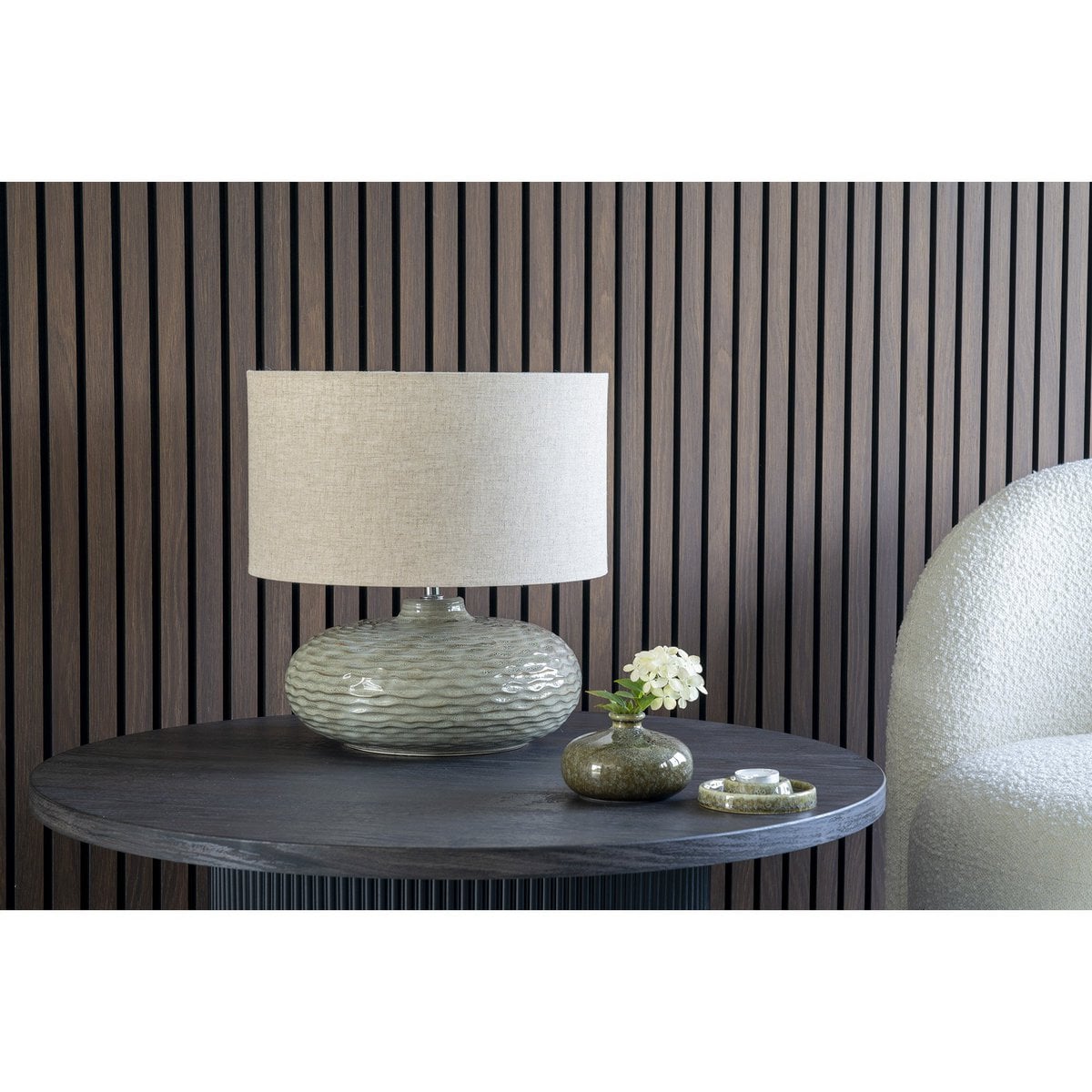 Oldham Green Ceramic Table Lamp