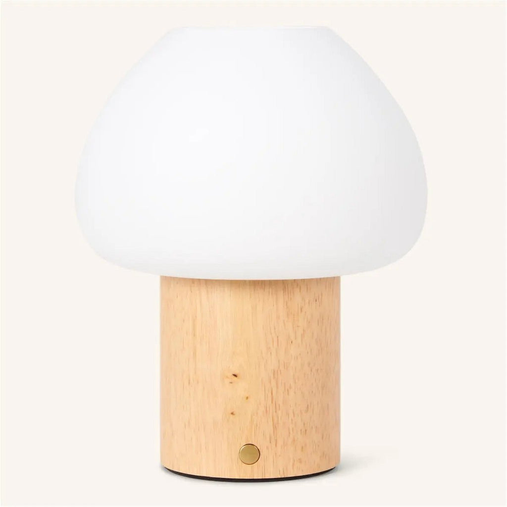 Fynn wooden lamp in Scandinavian interior