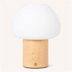 Fynn wooden lamp in Scandinavian interior