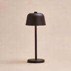 Anton cordless lamp overhead view cylindrical silhouette