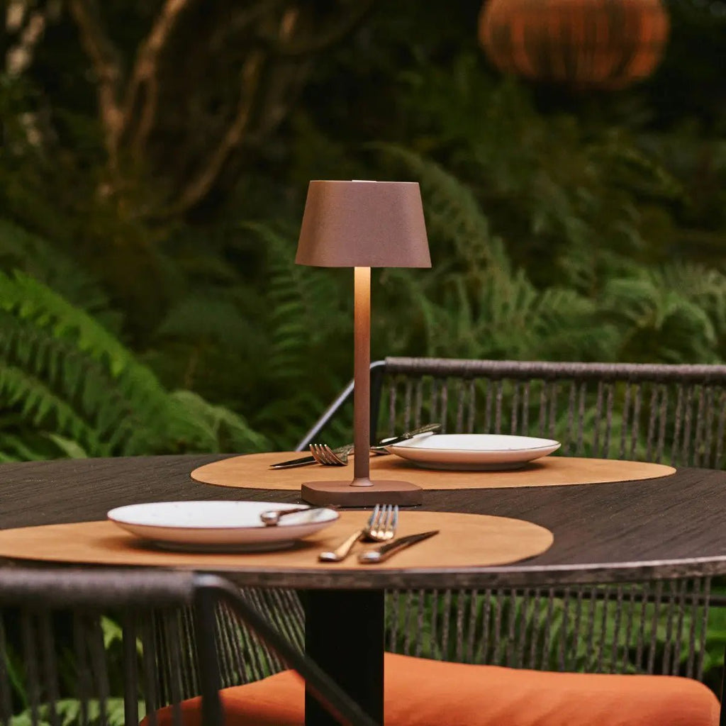 Ava rechargeable table lamp candlelight mode warm glow