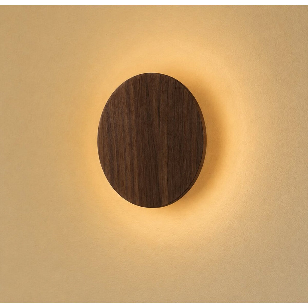 Lou Walnut Cordless Rechargeable Wall Lamp