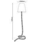 Touw Natural Jute Rope Floor Lamp