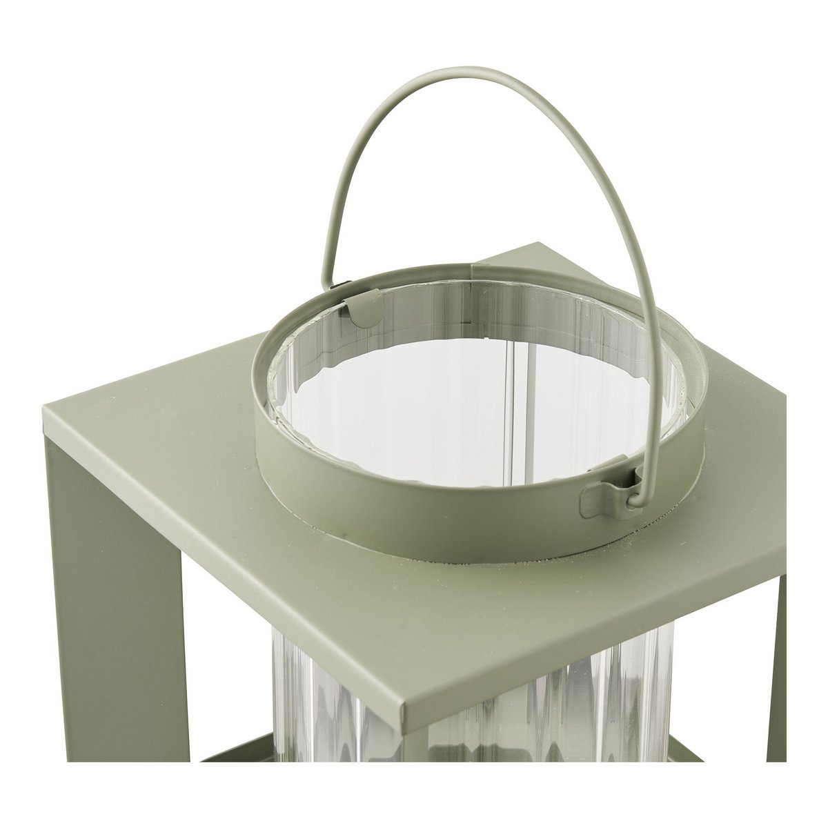 Lohals Laterne, Glas/Metall, grün, 18x18x20,5 cm