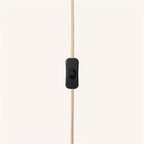 Jape corded lamp warm ambient glow in classic interior