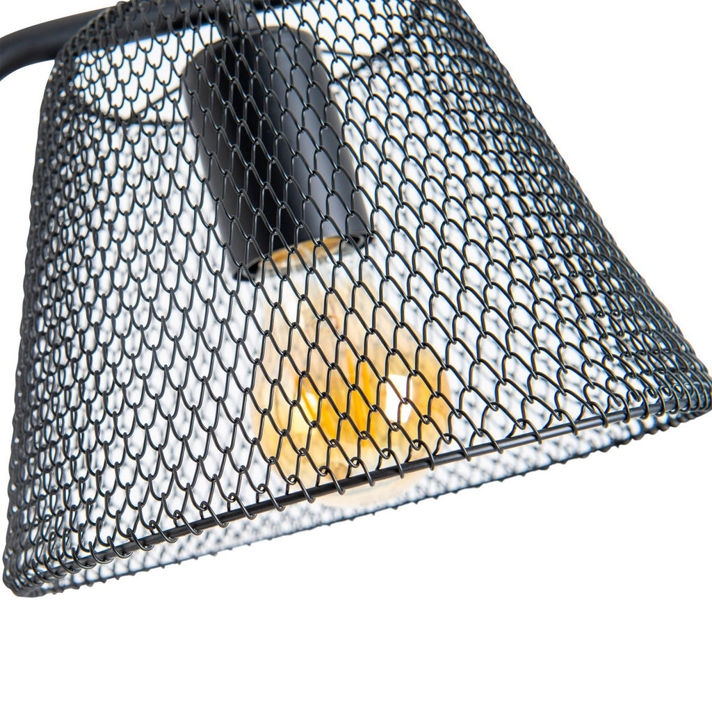 Korie Black Wire Mesh Table Lamp
