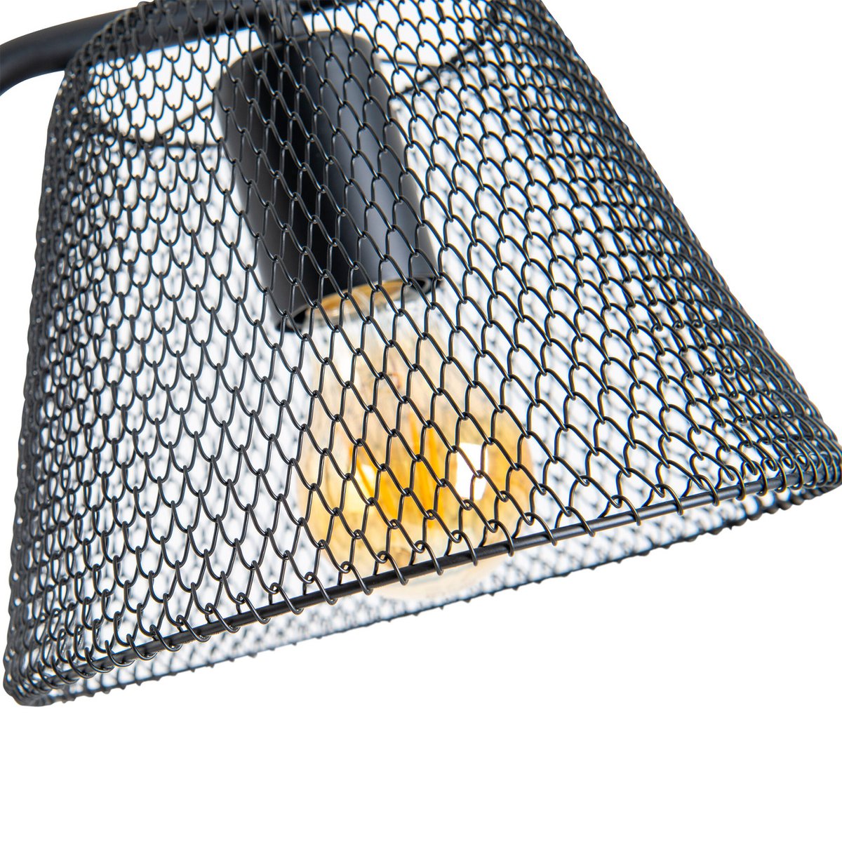 Korie Black Wire Mesh Table Lamp