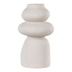 Segura stacked vase full product view on white background