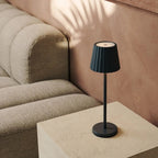 Maya cordless lamp overhead view cylindrical silhouette