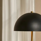 Lola gold black lamp overhead view
