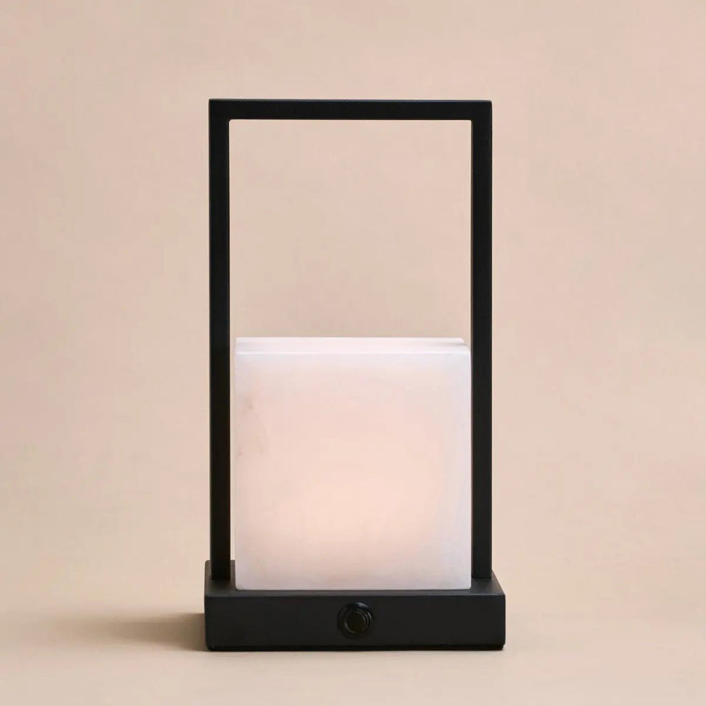 Nola cordless lamp full product view on white background