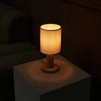Boris table lamp warm ambient glow in living room