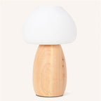 Beer wood glass lamp on outdoor terrace