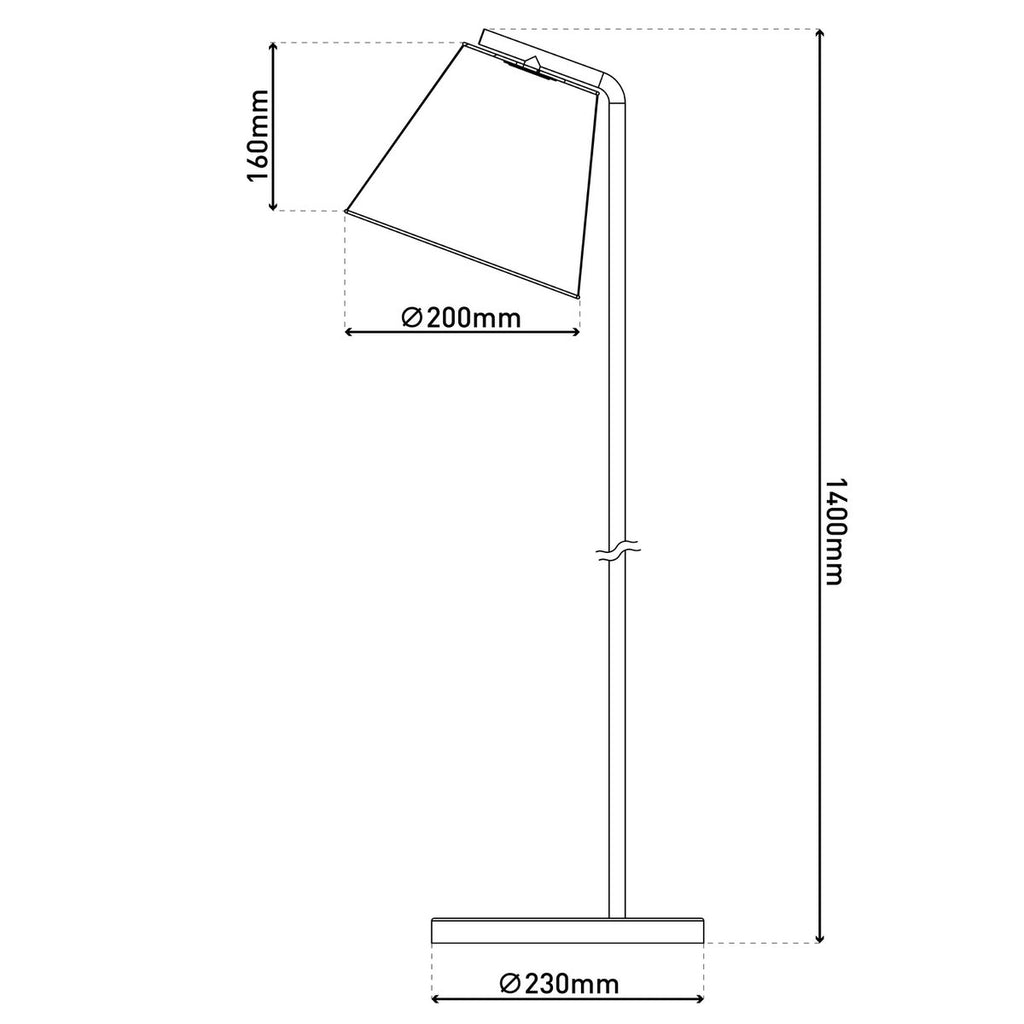 Korie Black Wire Mesh Floor Lamp