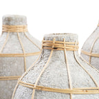 Whoopy Natuurlijke Beton & Rotan Vaas