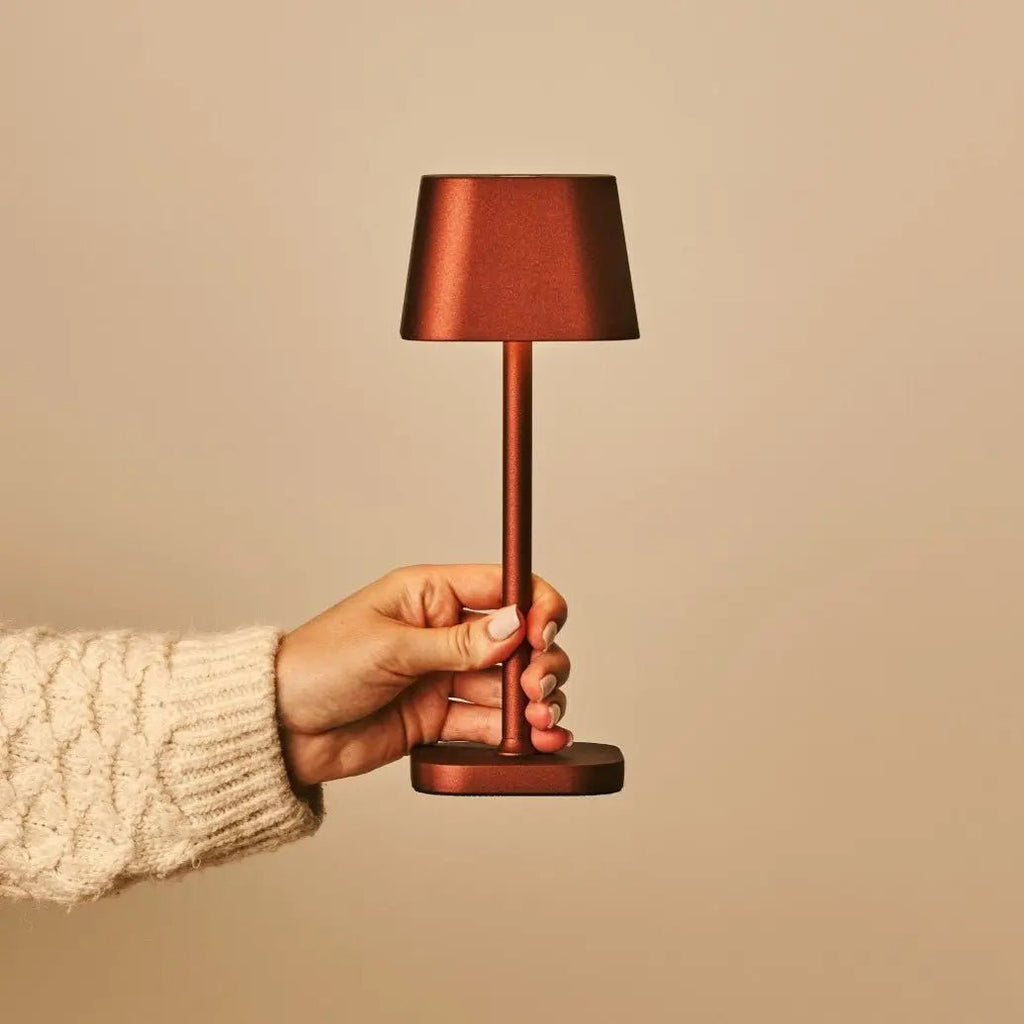 Ava Bronze Metal Rechargeable Touch Table Lamp