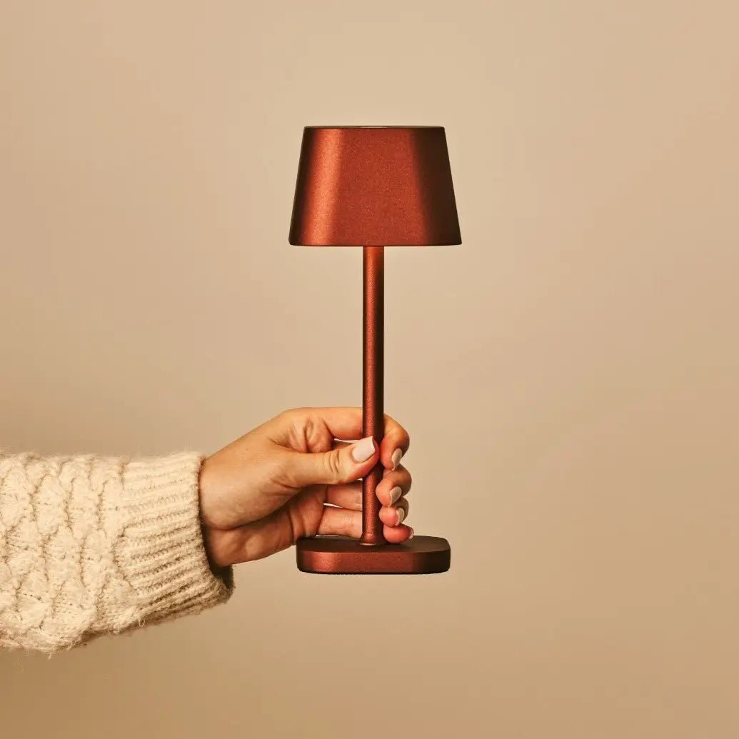 Ava Bronze Metal Rechargeable Touch Table Lamp