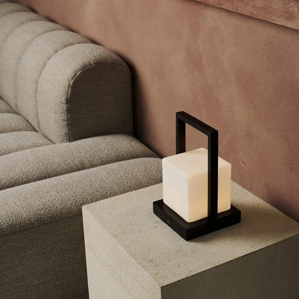 Noah rechargeable lamp warm ambient glow in room