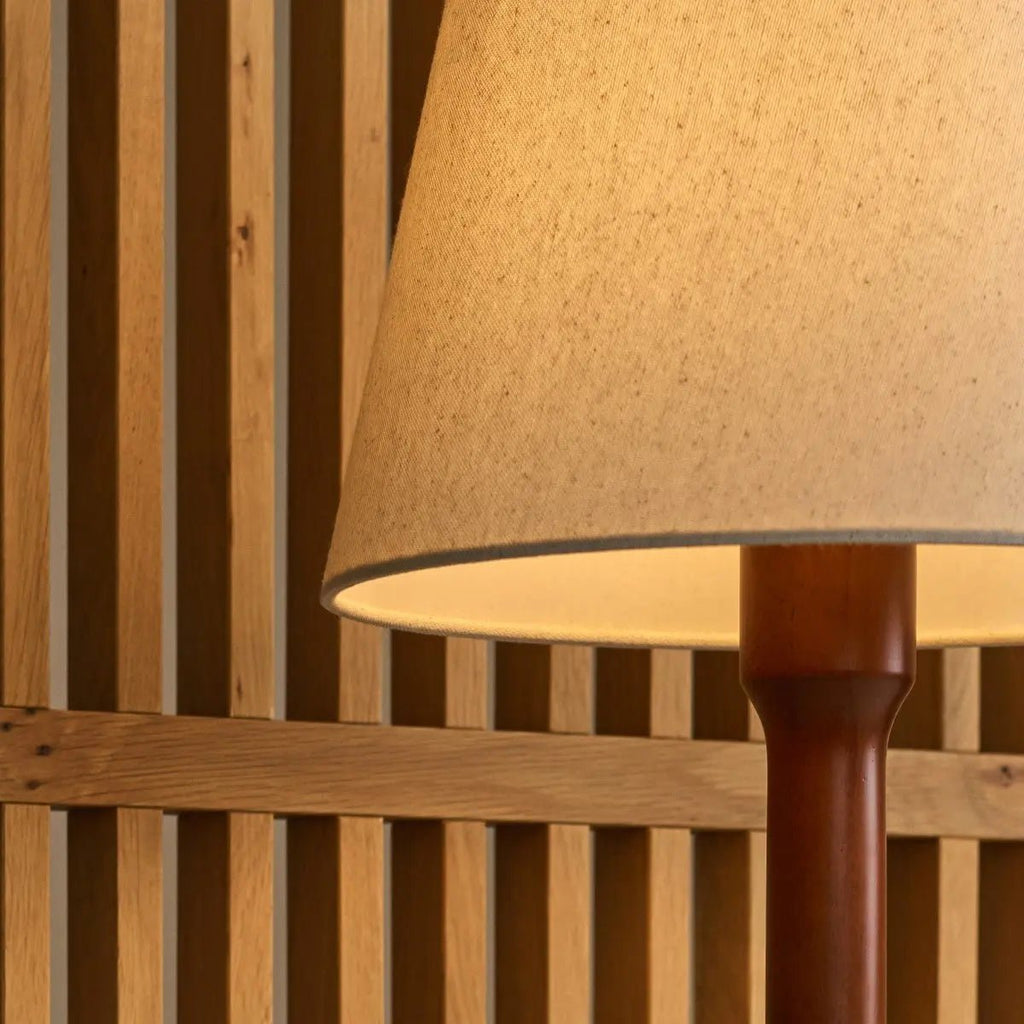 Nova corded lamp detail of 2m fabric cord