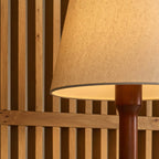 Nova corded lamp detail of 2m fabric cord