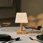 Tommy cordless lamp styled in minimalist interior